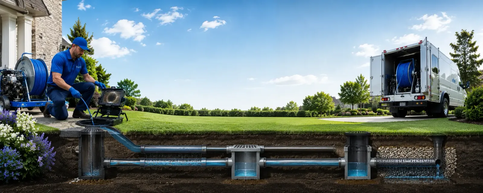 Outdoor drain cleaning information for Machias, ME